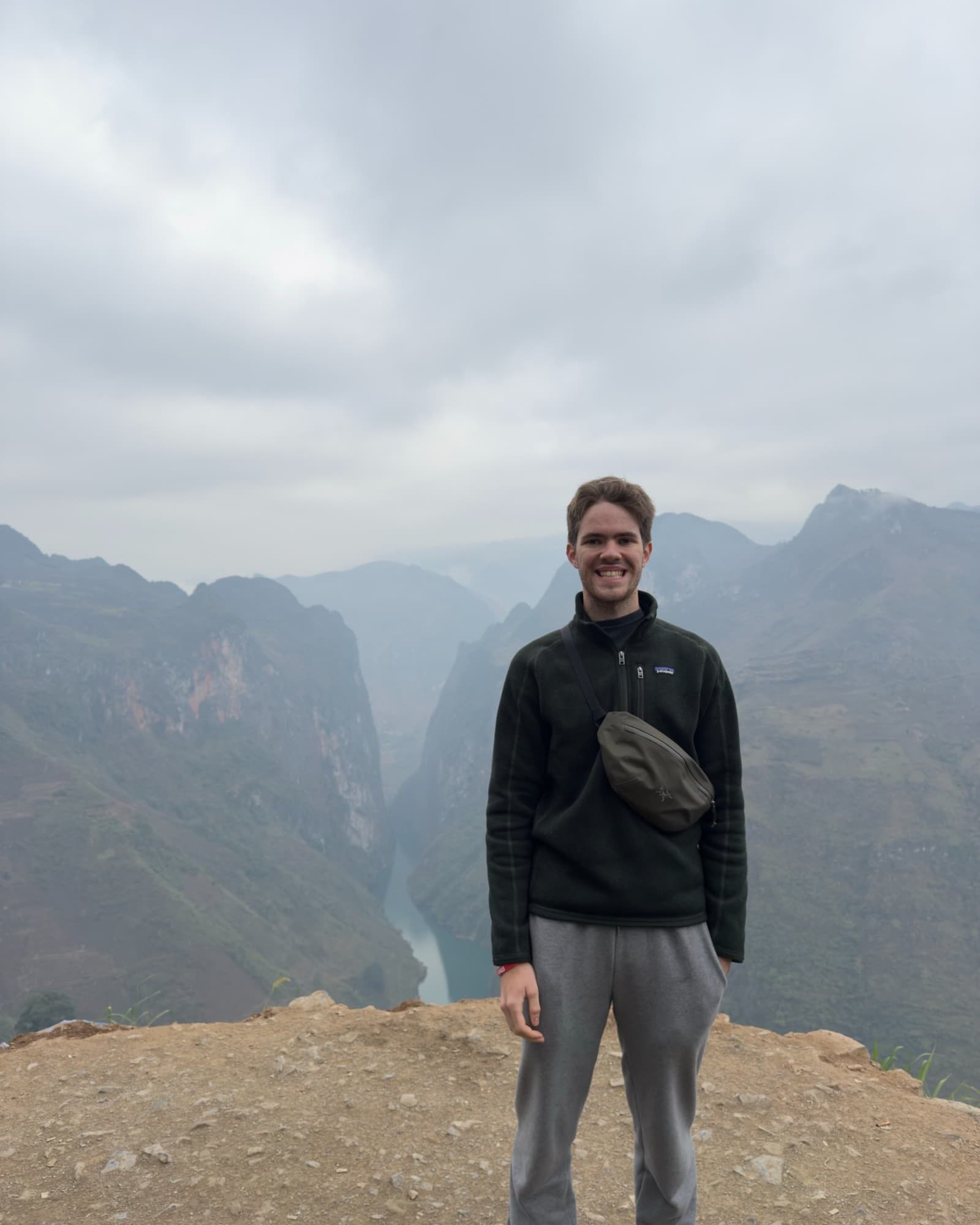 Charlie Linville on a canyon overlook